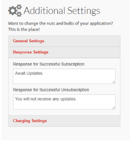 Alert application details screenshot