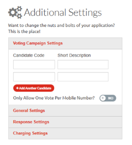 vote application details screenshot
